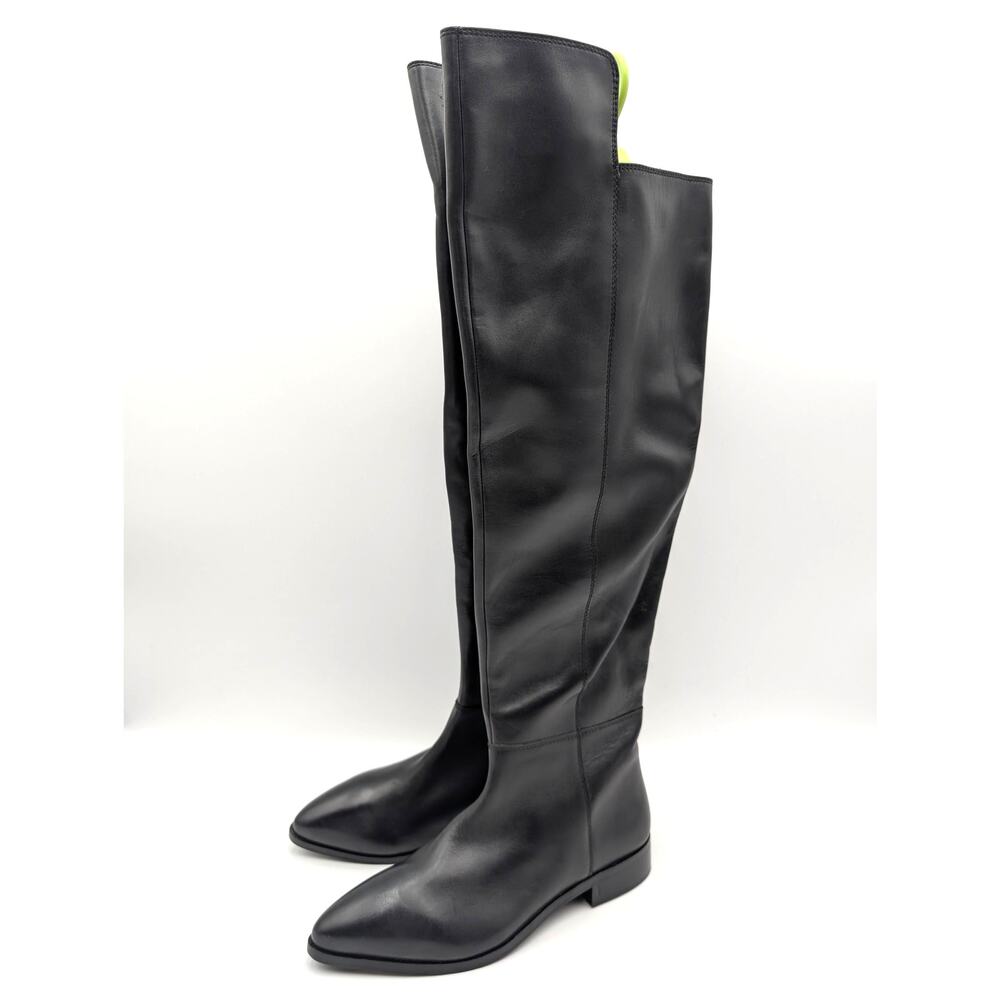 Seychelles Gentle Touch Over the-Knee Boots Women's Black Size US6 EU36.5